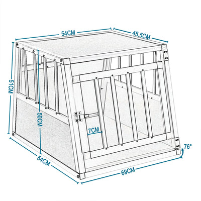 S Aluminium Transportbox für Haustiere