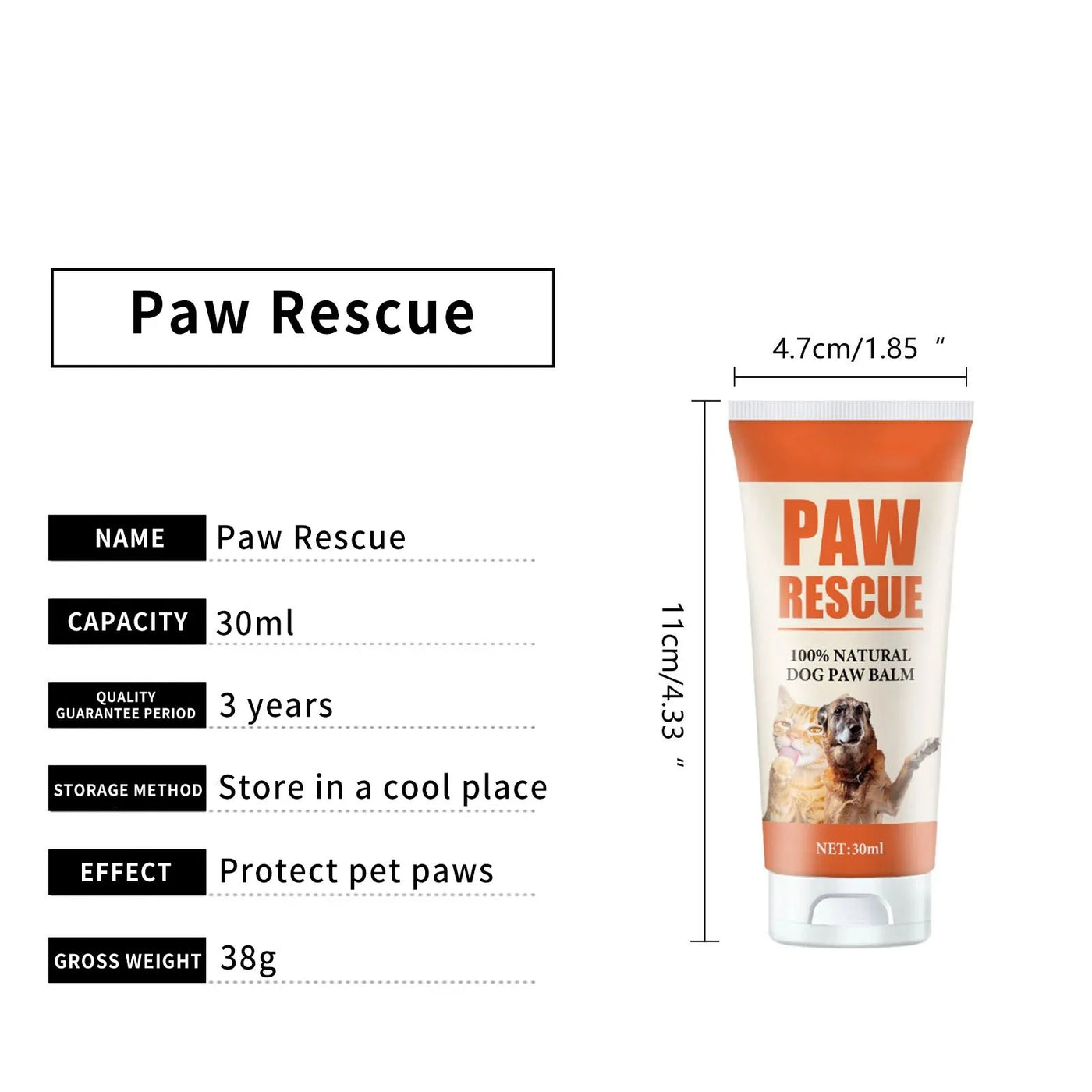 Baume SOS Paw Rescue