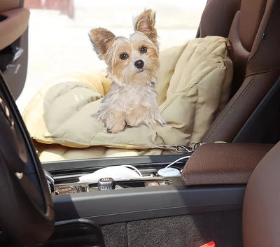 Sac de transport antidérapant pour siège auto classique pour animaux de compagnie