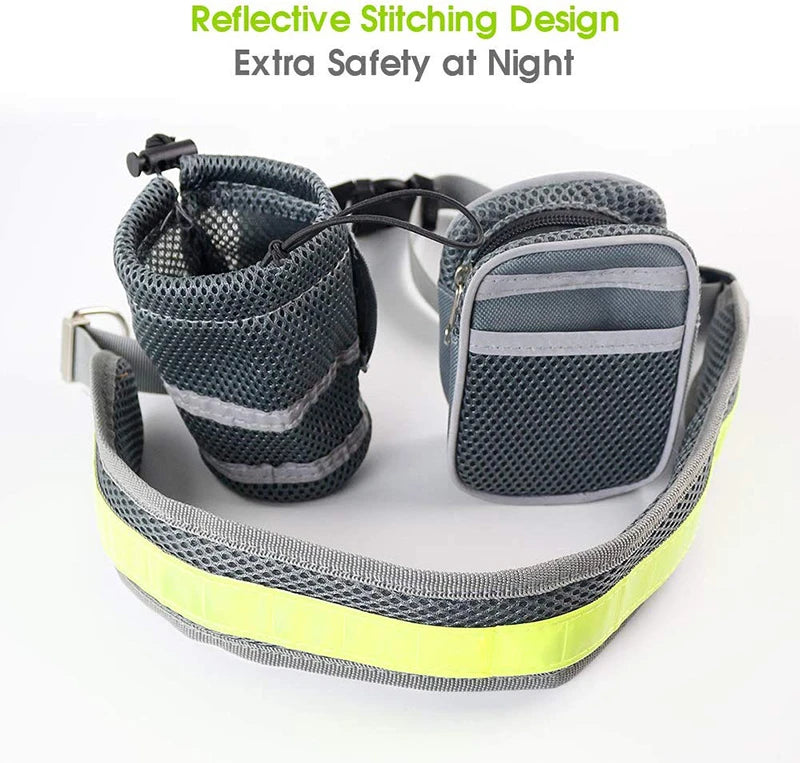 Ceinture réfléchissante mains libres pour chien Running Friend