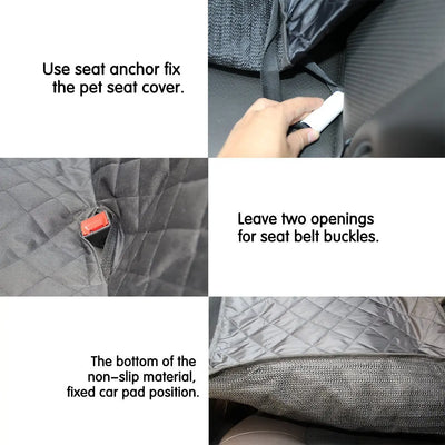 Housse de siège auto pour chien imperméable