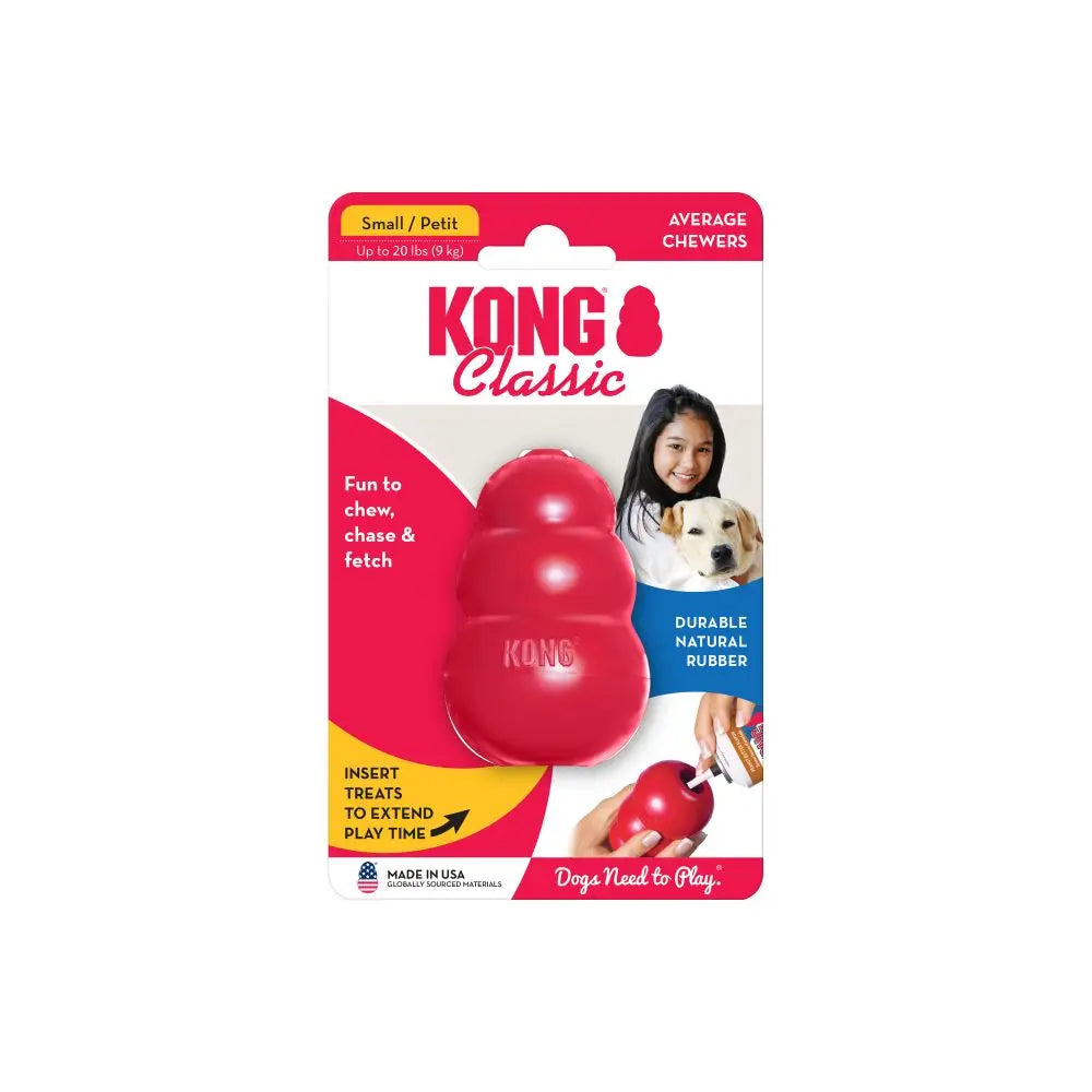 KONG Kauspielzeug für Hunde Classic Collection S-Größe