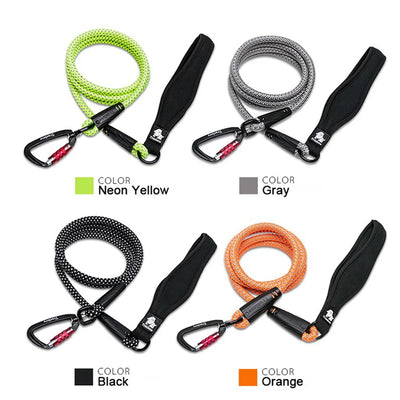 Night Walk Comfort Touch Pet Leash Reflective Material Super Hook