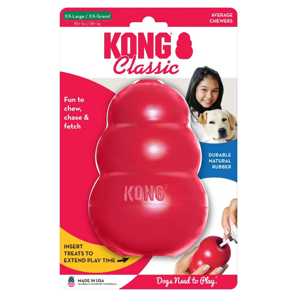 Collection de jouets à mâcher pour chien KONG Classic Taille XXL