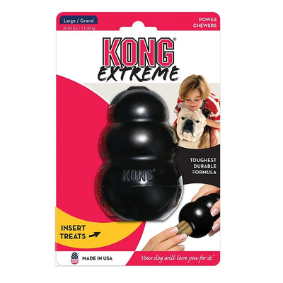 Jouet pour chien KONG Extreme avec votre choix de friandises pour chien S-XXL