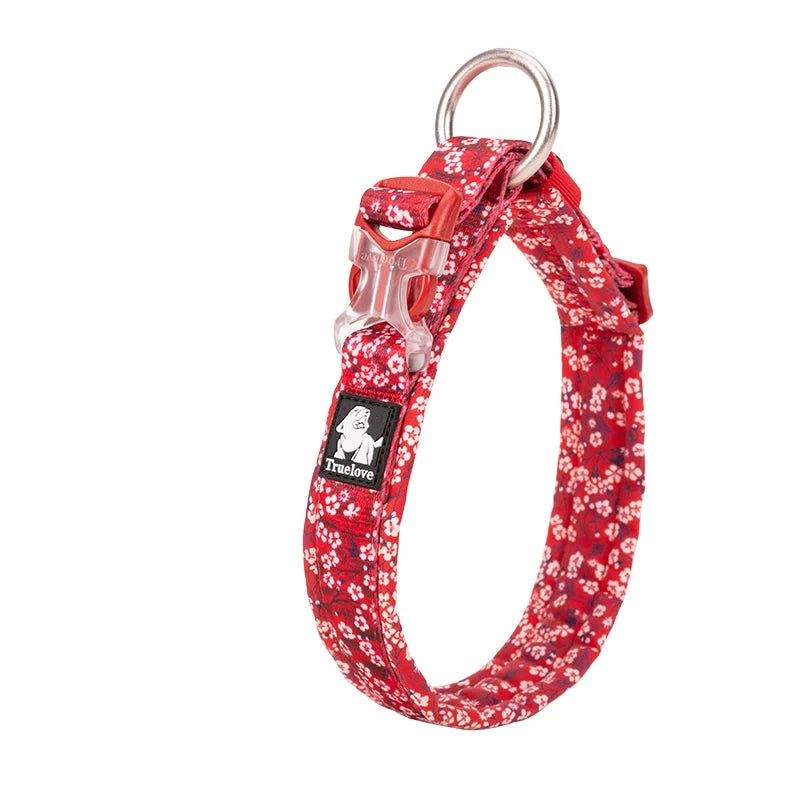 Collier pour chien Joy Collection avec trois boucles réglables en coton doux et confortable