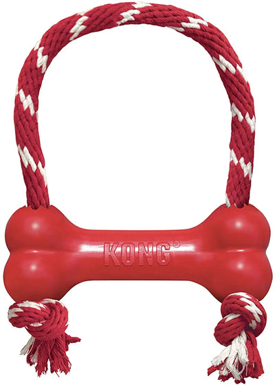 KONG Puppy Goodie Bone with Rope Size XS