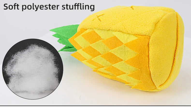 Sniffing Treat Pineapple Dog Toy