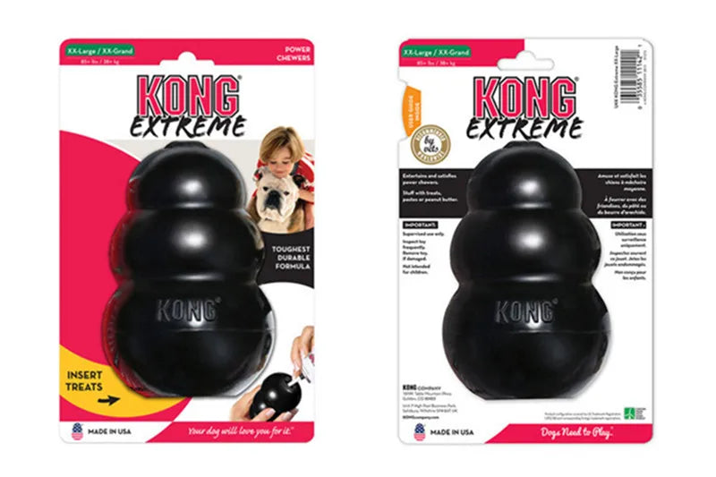 Jouet pour chien KONG Extreme avec votre choix de friandises pour chien S-XXL