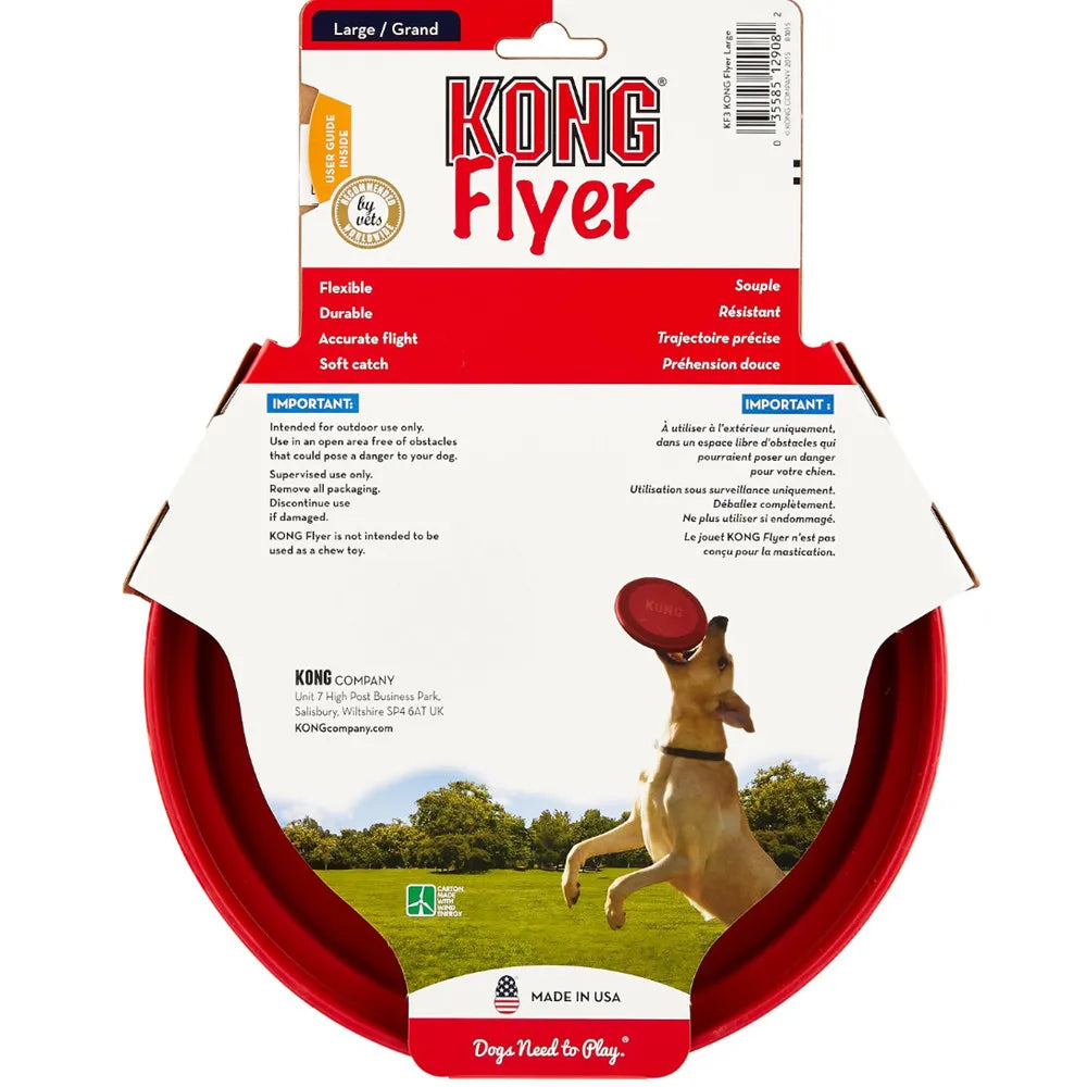 KONG Classic Flyer Dog Toy Size-S