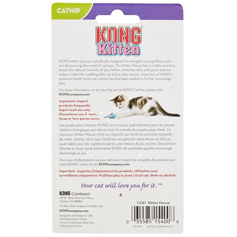 KONG Kitten Mice Katzenspielzeug 2er-Pack