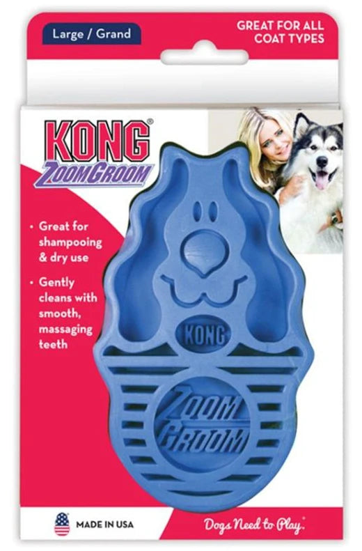 Brosse multi-usages KONG Dog ZoomGroom