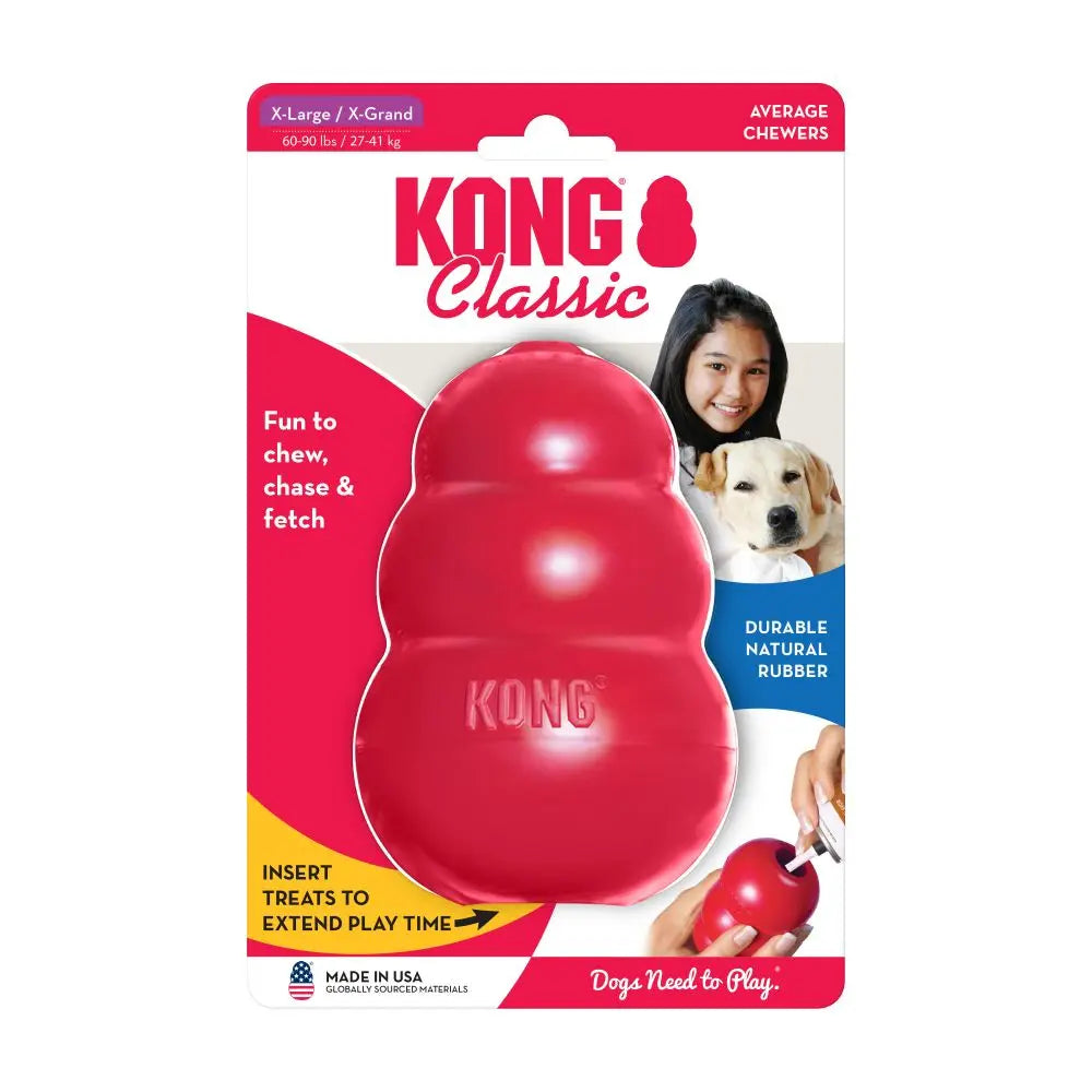 KONG Classic Kauspielzeug-Kollektion für Hunde, Größe XL