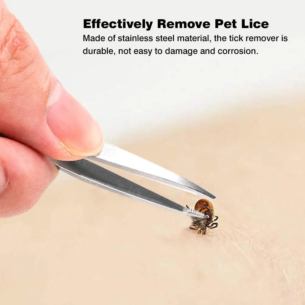 4Pcs Pet Flea Treatment Tick Removal Tools Set