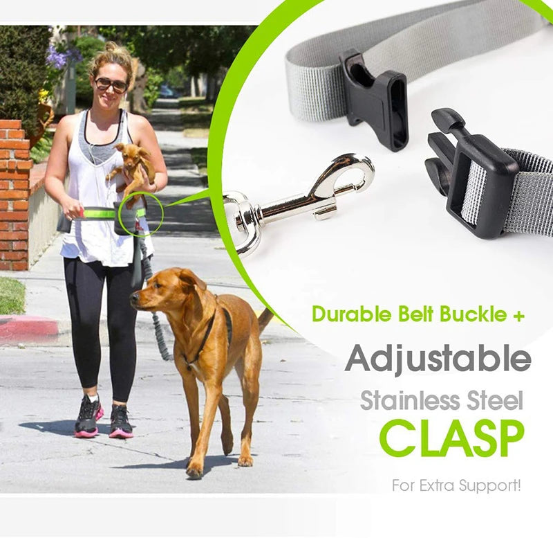 Running Friend Reflective Handsfree Dog Leash Belt