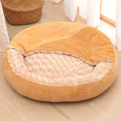 Happy Dreams Hooded Warm Pet Bed