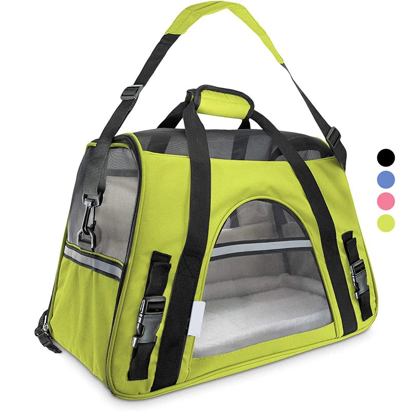 X-Space Durable Pet Carrier Waterproof Mesh Padded Handle