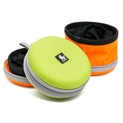 Collapsible 2 Way Use Dog Bowl  Waterproof Foldable