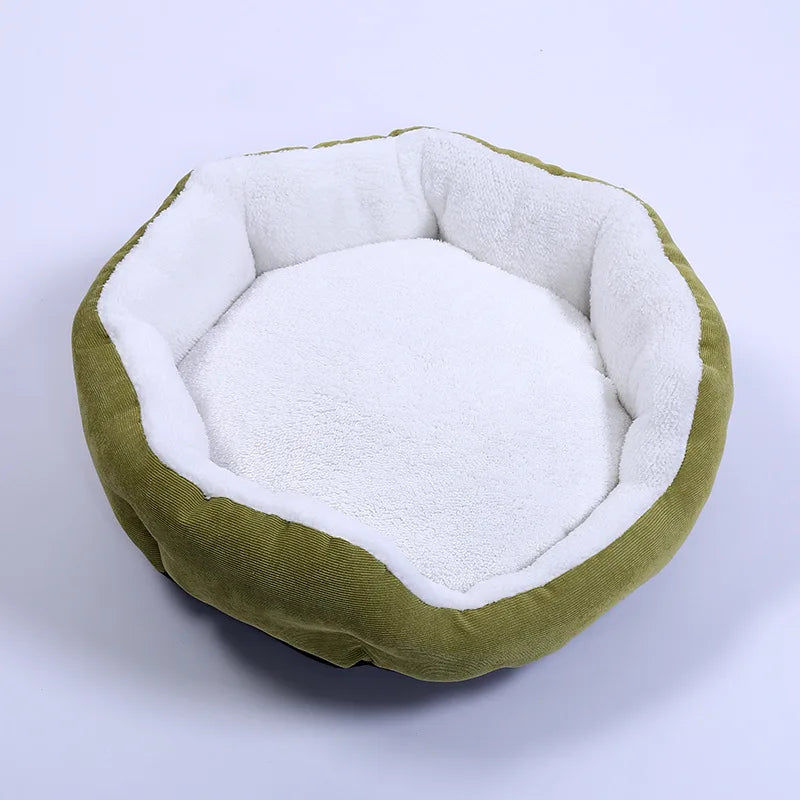 Round Soft Dog Bed