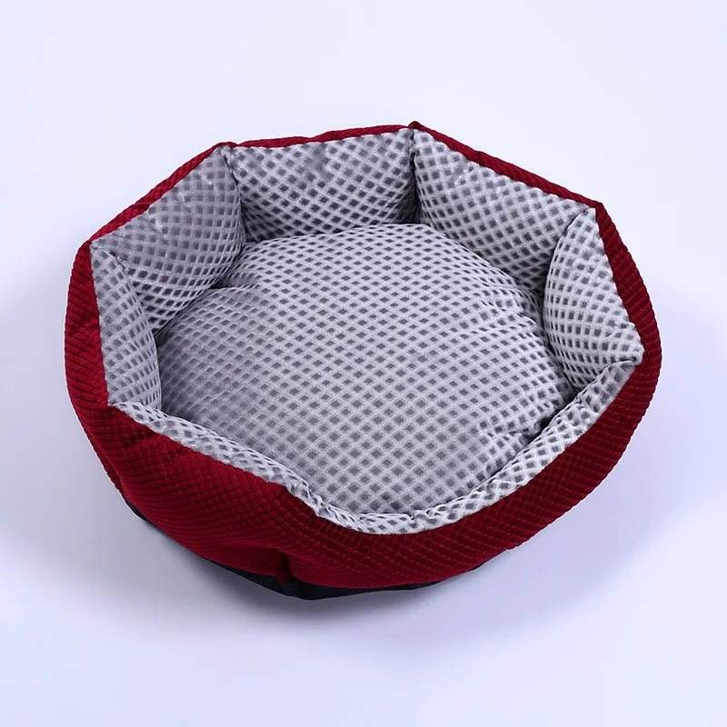 Round Soft Dog Bed