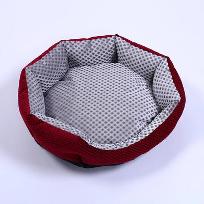 Lit rond et doux pour chien