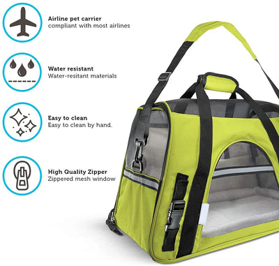 X-Space Durable Pet Carrier Waterproof Mesh Padded Handle