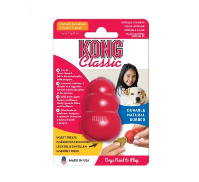 KONG Classic Kauspielzeug-Kollektion für Hunde, Größe XS