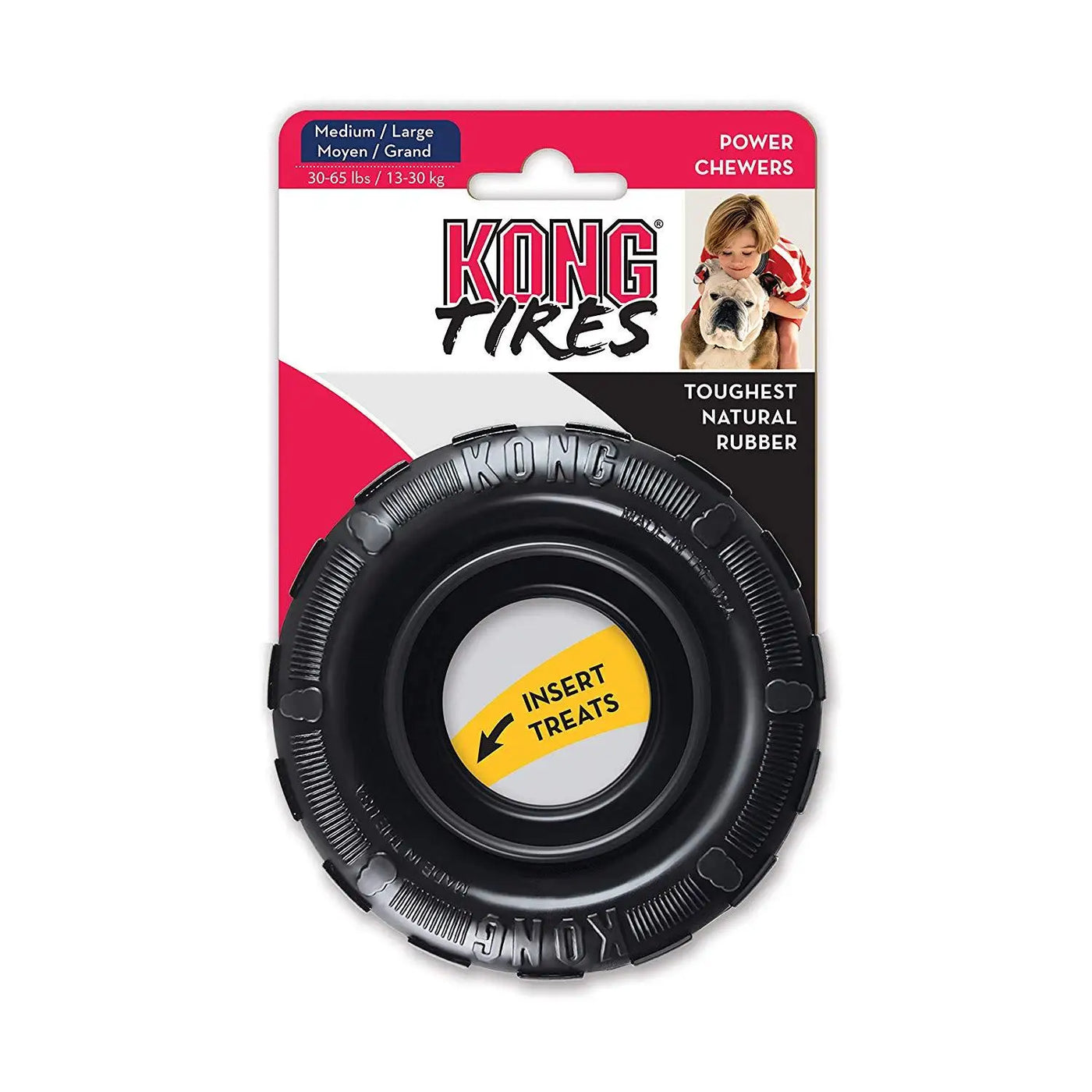 KONG Tires Dog Toy Size-M