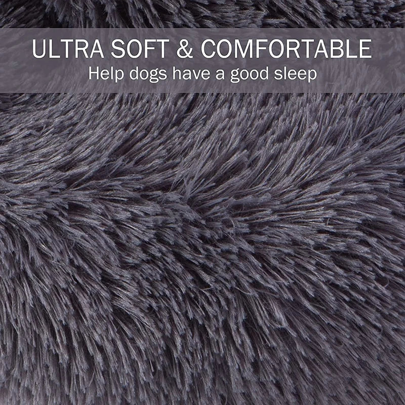 Lit pour chien apaisant et moelleux en forme de nuages, lavable, imperméable et antidérapant