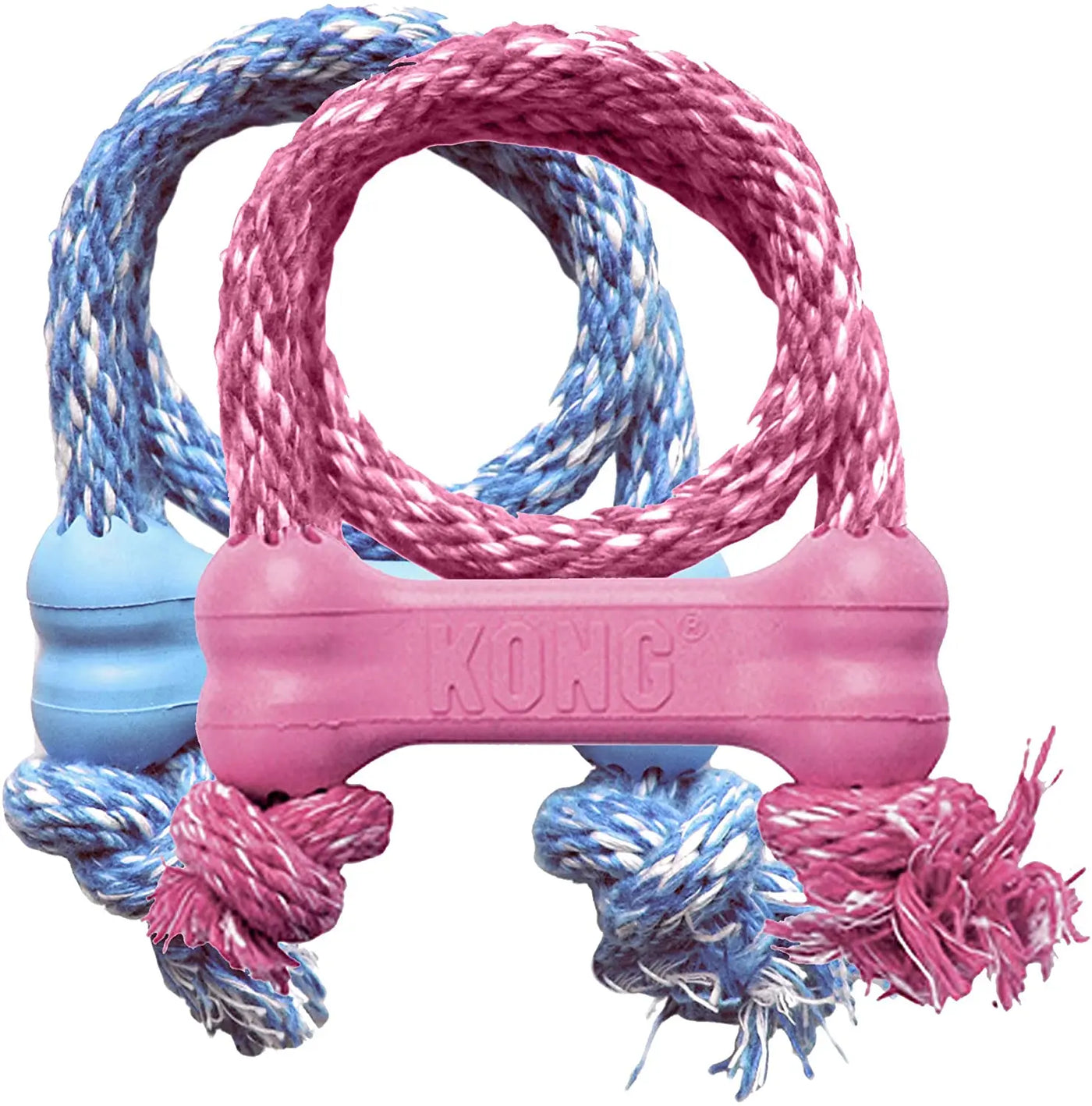 KONG Puppy Goodie Bone with Rope Size XS