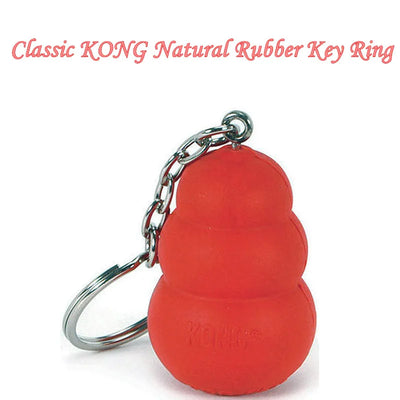 Classic KONG Natural Rubber Key Ring  
(Not For Pets)