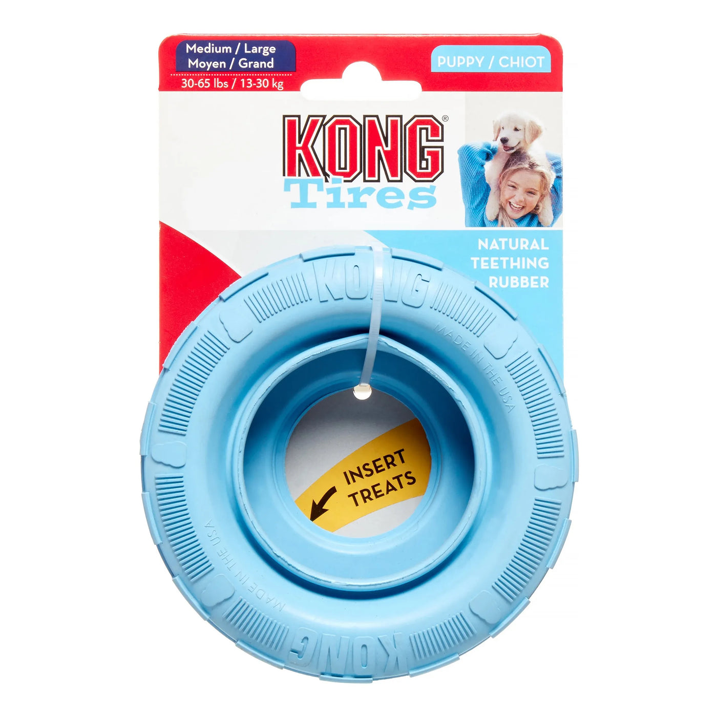 KONG Tires Dog Toy Size-M