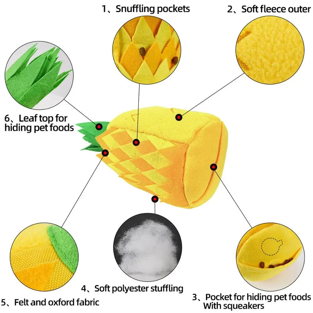 Schnüffel-Leckerli Ananas Hundespielzeug