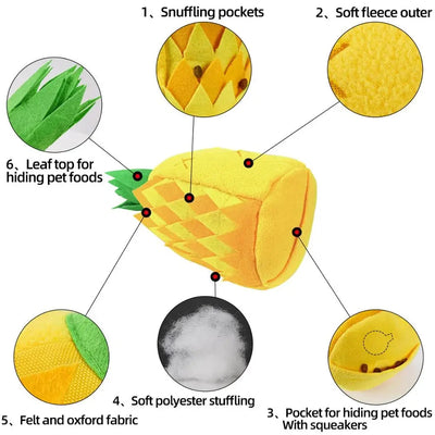 Schnüffel-Leckerli Ananas Hundespielzeug