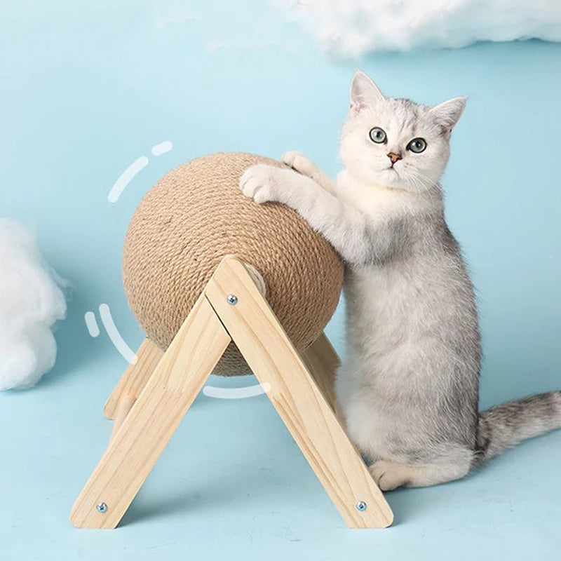 Jouet à gratter pour chat en corde de sisal pour chaton