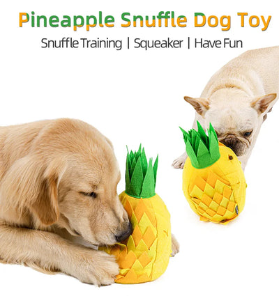 Sniffing Treat Pineapple Dog Toy