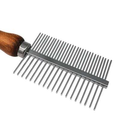 Double-Sided Stainless Steel Comb Pet Grooming Brush Shedding