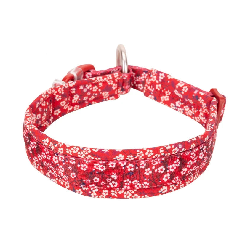 Collier pour chien Joy Collection avec trois boucles réglables en coton doux et confortable