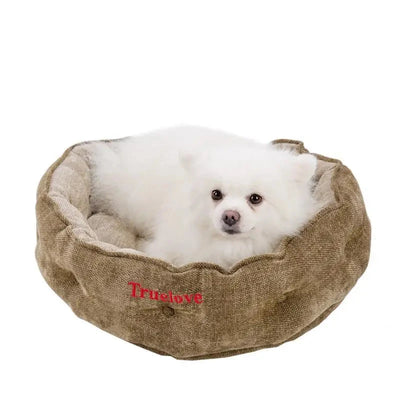 Deluxe Pet Sofa Bed Foam Sofa with Removable Washable Cover Waterproof