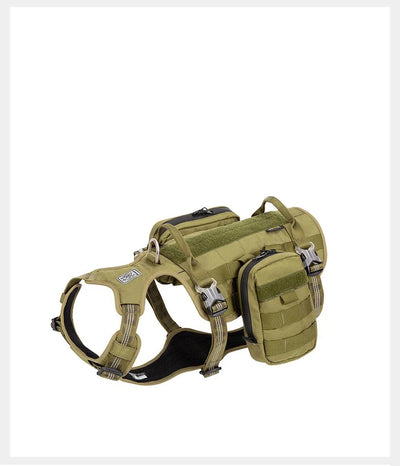 Dog Harness with Backpack Multifunctional