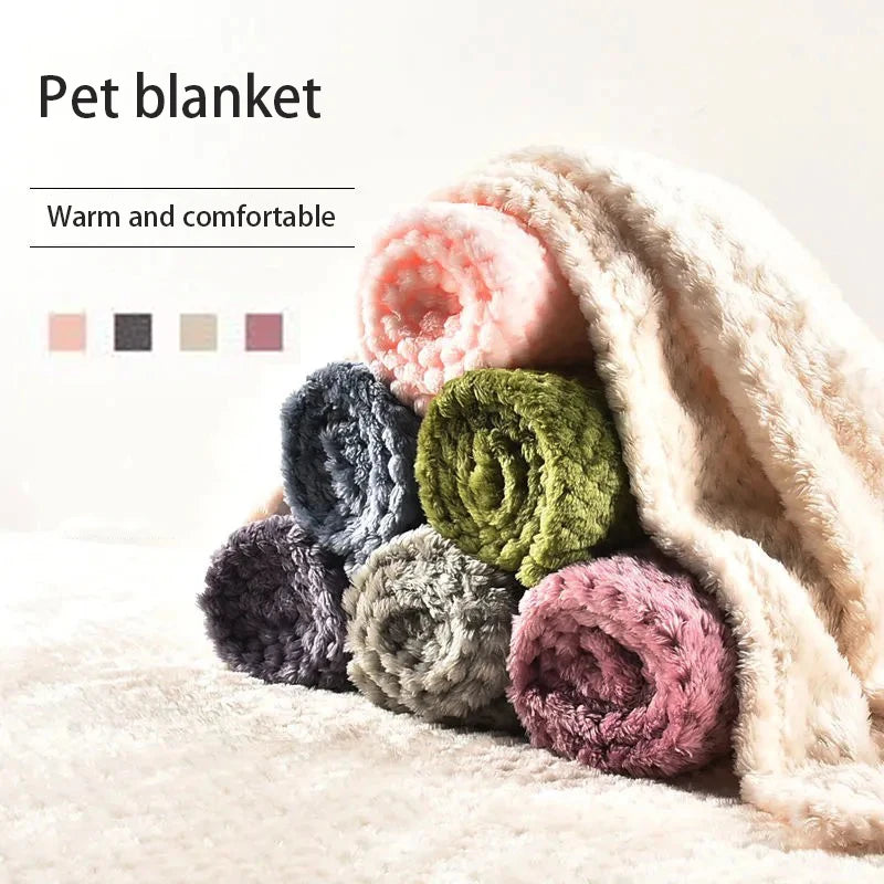 Thick Flannel Pet Mat Soft and Fluffy