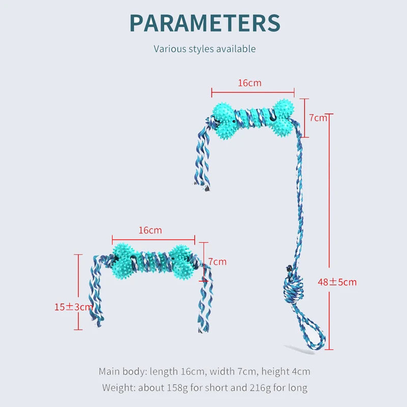 Bone Tough Hundeseilspielzeug Größe S/M