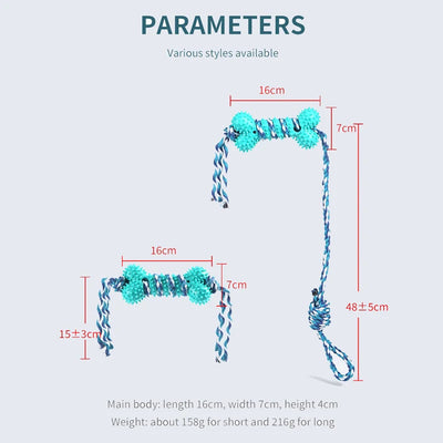 Bone Tough Hundeseilspielzeug Größe S/M