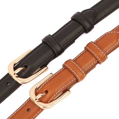 Classic Soft Leather Dog Leash adjustable