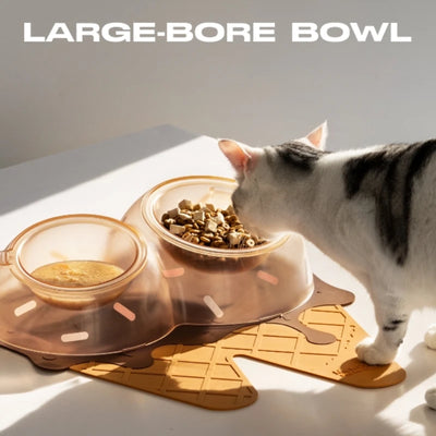 Ice Cream Cat Bowl Summer Collection