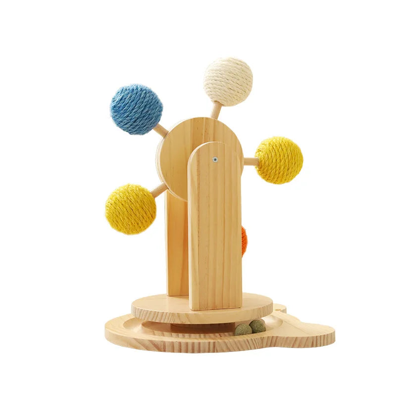 Wheel Cat Scratching Ball Toys Board