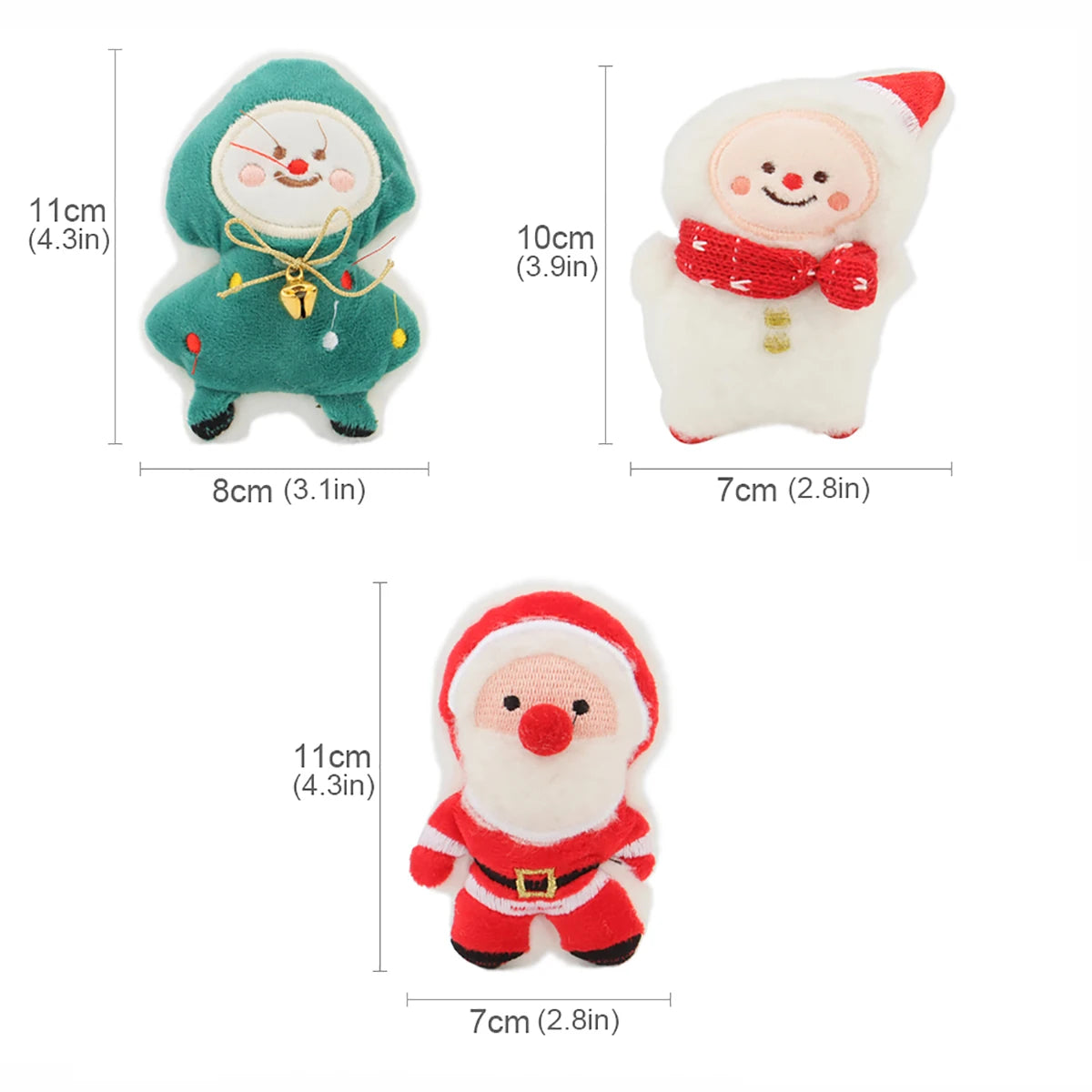 Christmas Cat Plush Toys with Catnip