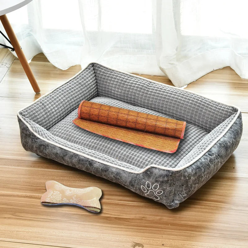 Plush Paw Pet Bed Washable