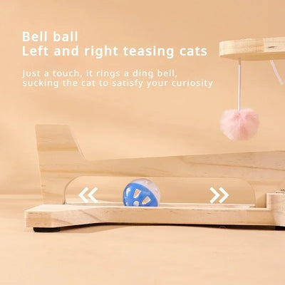 Cat Carousel Teasing Catnip Creative Toys Rotating