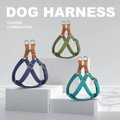 Dog Harness Soft Nylon Dog Harnesses Reflective Pet Vest